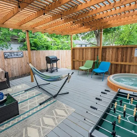 Downtown Oasis Hot-Tub & Games,5 Min To Riverwalk